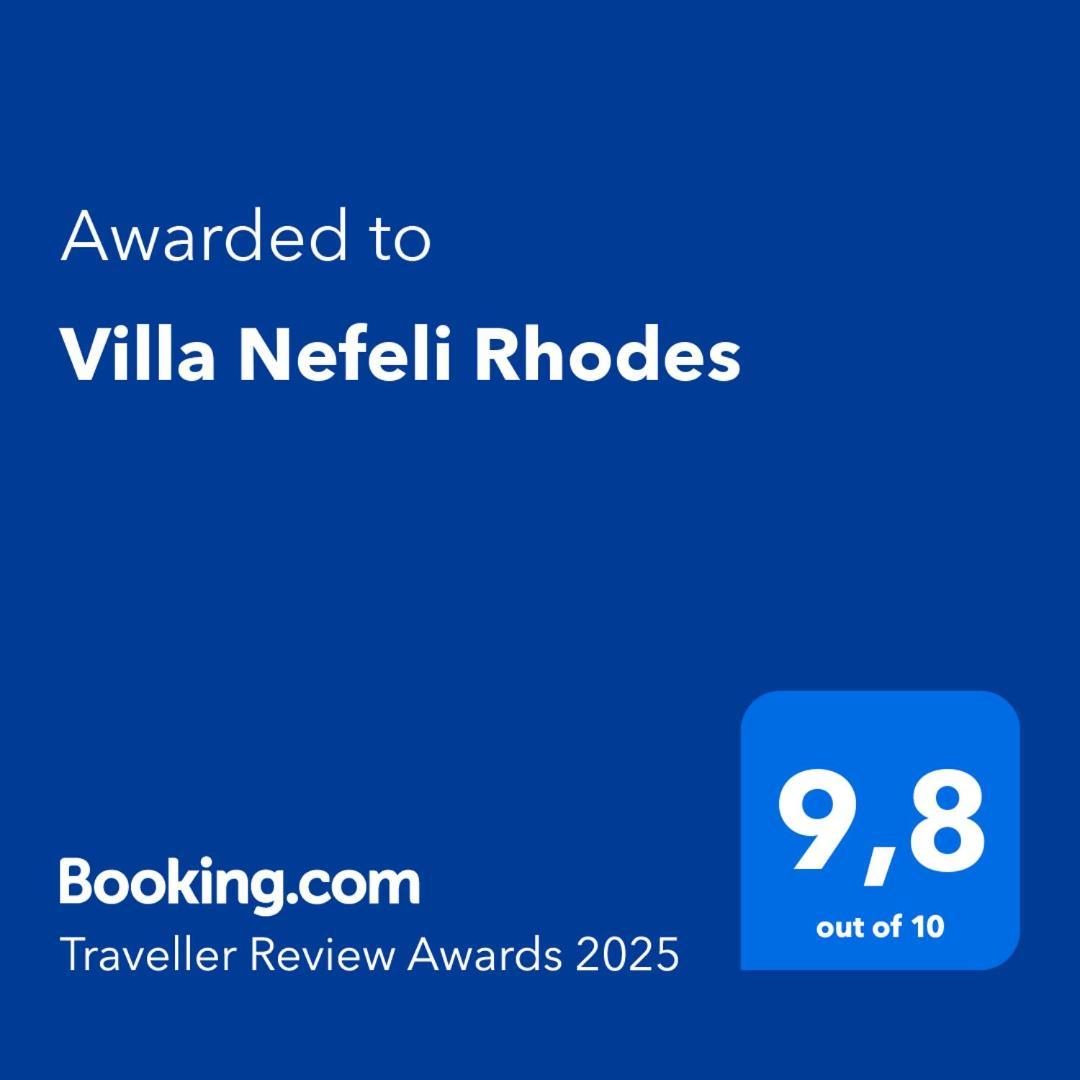 Villa Nefeli Rhodes Архангелос Экстерьер фото